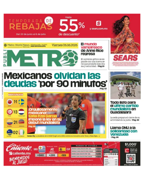 Cover of Publimetro Guadalajara