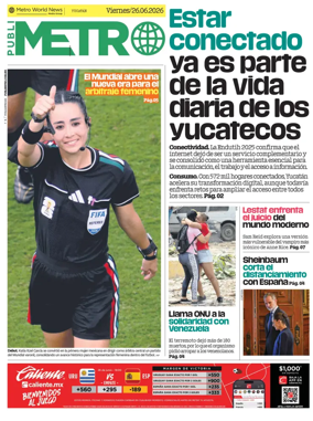 Cover of Publimetro Merida