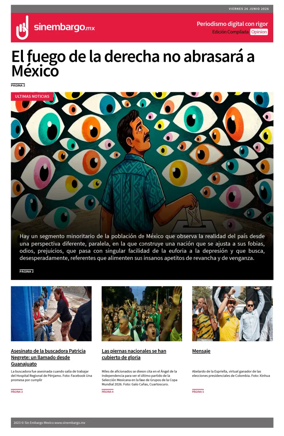 Cover of Sin Embargo Opinion
