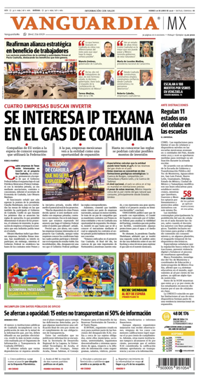 Cover of Vanguardia