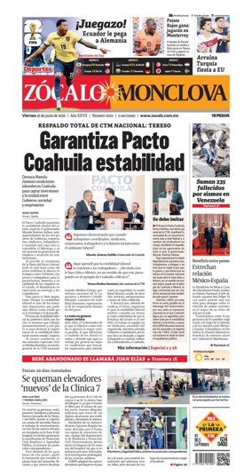 Cover of Zocalo Monclova