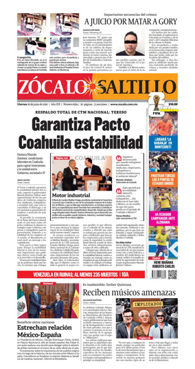Cover of Zocalo Saltillo