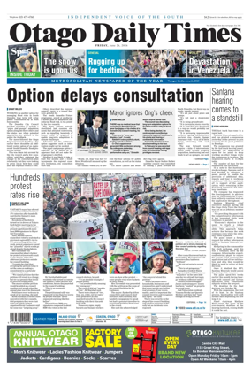 Cover of Otago Daily Times