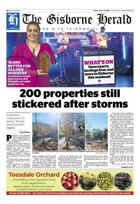 Cover of The Gisborne Herald