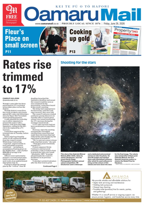Cover of The Oamaru Mail