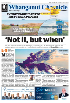 Cover of Whanganui Chronicle