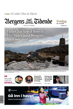 Cover of Bergens Tidende