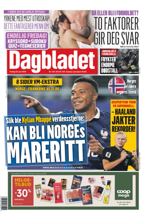 Cover of Dagbladet