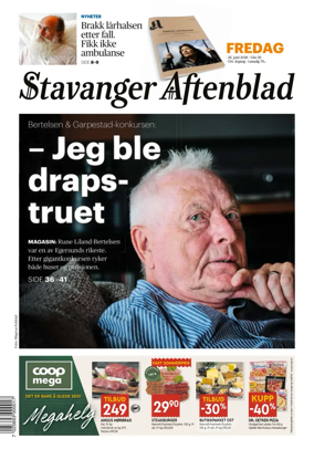 Cover of Stavanger Aftenblad