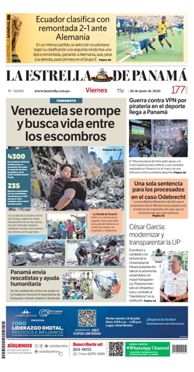 Cover of La Estrella de Panama