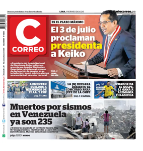 Cover of Diario Correo