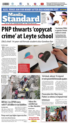 Cover of Manila Standard