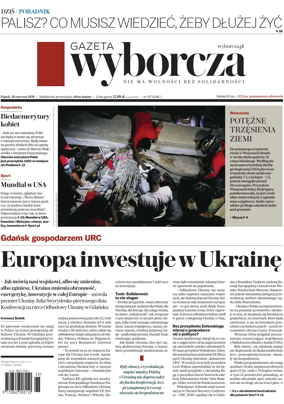Cover of Gazeta Wyborcza
