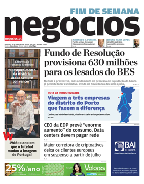 Cover of Jornal de Negocios