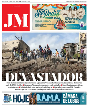 Cover of Jornal Madeira