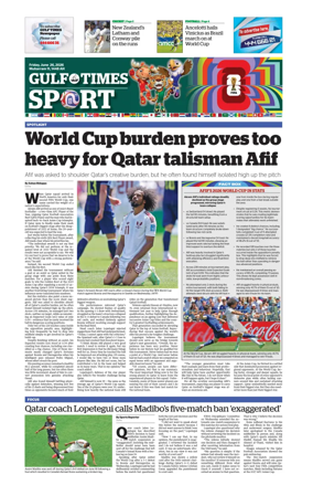 Cover of Gulf Times Sport