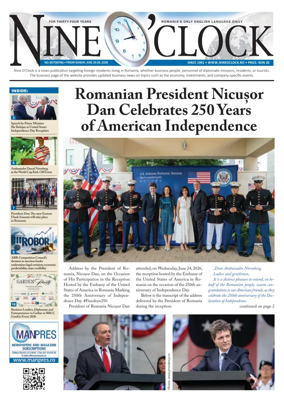 Cover of Nine o clock (Romania) Daily