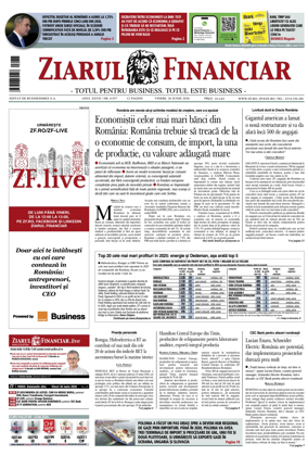 Cover of Ziarul Financiar