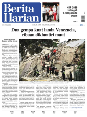Cover of Berita Harian