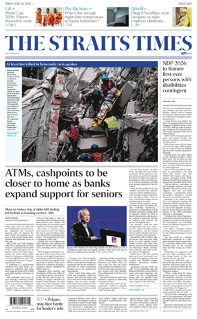 Cover of The Straits Times