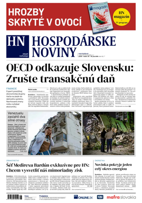 Cover of Hospodarske noviny
