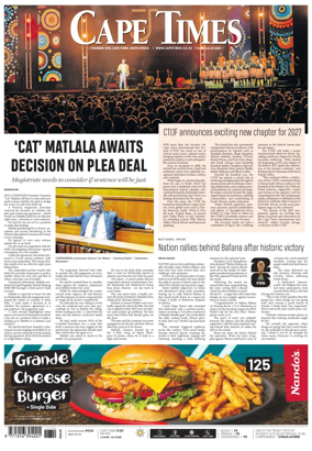 Cover of Cape Times