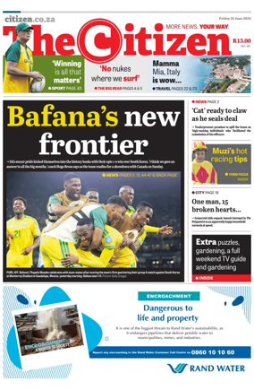 Cover of The Citizen (KZN)