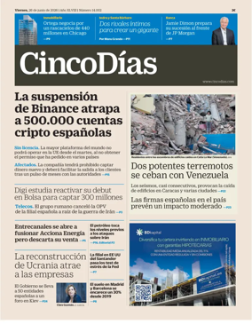 Cover of Cinco Dias