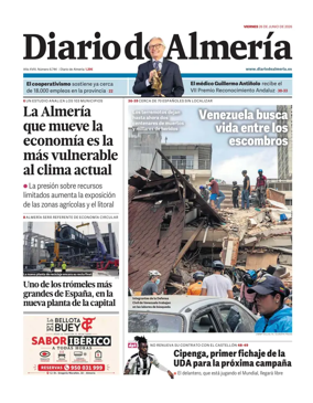 Cover of Diario de Almeria