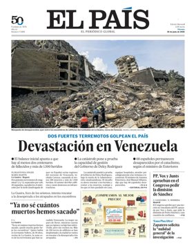 Cover of EL PAIS Euskadi