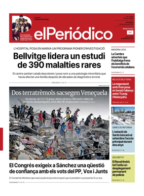 Cover of El Periodico - Catala