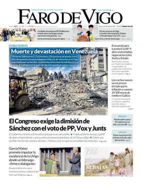 Cover of Faro de Vigo