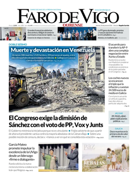 Cover of Faro de Vigo (Ourense)
