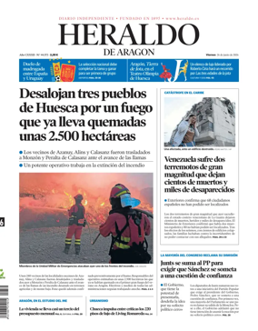 Cover of Heraldo de Aragon