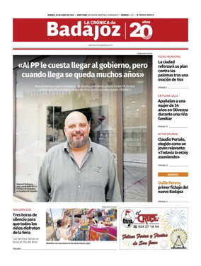 Cover of La Cronica de Badajoz BE