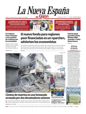 Cover of La Nueva Espana (Gijon)