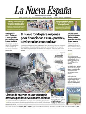 Cover of La Nueva Espana (Occidente)