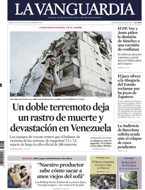 Cover of La Vanguardia (1st Edition)
