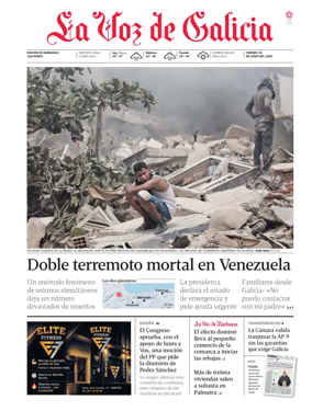 Cover of La Voz de Galicia (Barbanza)