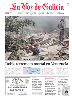 Cover of La Voz de Galicia (Monforte)