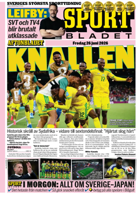 Cover of Sportbladet