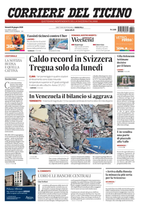 Cover of Corriere del Ticino