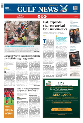 Cover of Gulf News