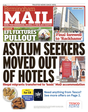 Cover of Birmingham Mail