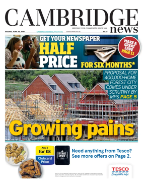 Cover of Cambridge News