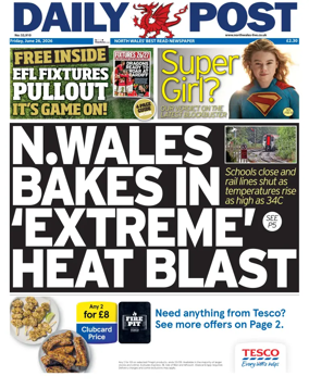 Cover of Daily Post (North Wales)