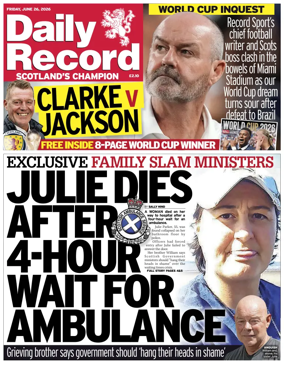 Cover of Daily Record