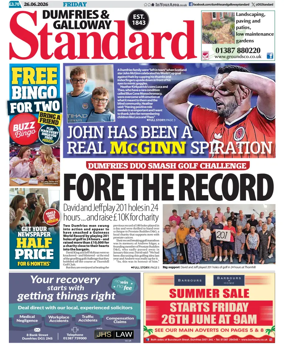 Cover of Dumfries & Galloway Standard