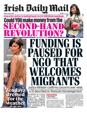 Cover of Irish Daily Mail