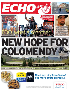 Cover of Liverpool Echo